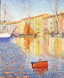 Paul Signac The Red Buoy oil painting image